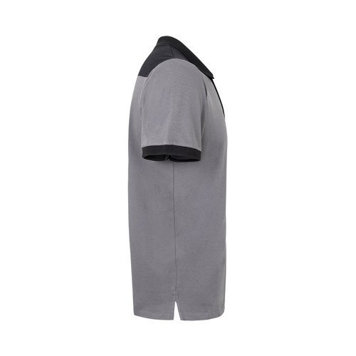 VL VELES. Piqué rastegljiva dvobojna polo majica (200g/m²) sa kratkim rukavima, od poliestera (96%) i elastana (4%)