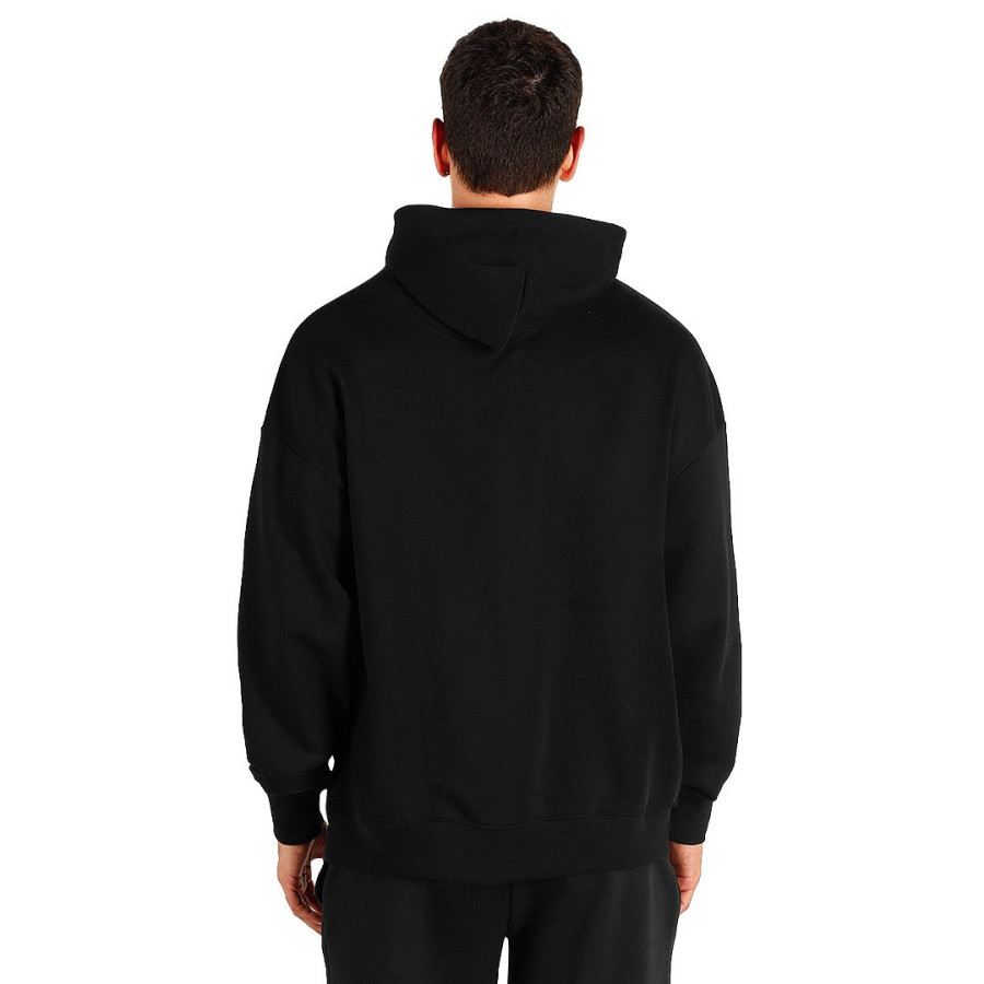 BIG HOODY, široka dukserica sa kapuljačom od organskog pamuka, 300 g/m2, crna