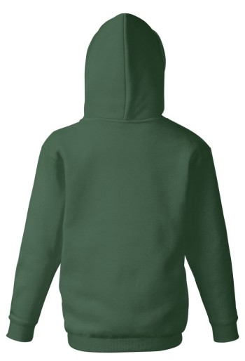 Fruit Of The Loom, Kids Classic Hooded Sweat, Hooded Kids Hoodie, Forest Green, 7-8