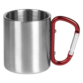 HIKE, stainless steel mug, 200 ml, red