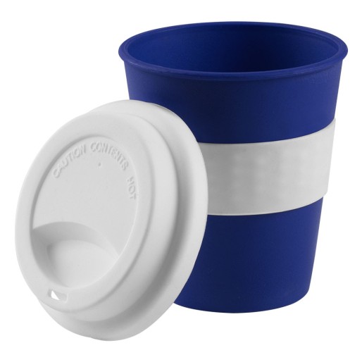 PANDA, eko šolja od bambusa i plastike, 220 ml, rojal plava