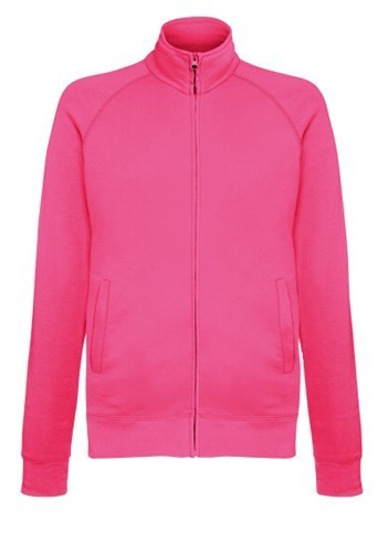 Fruit of the Loom, Lightweight Sweat Jacket, Lightweight Sweat Jacket, Fuchsia, XL