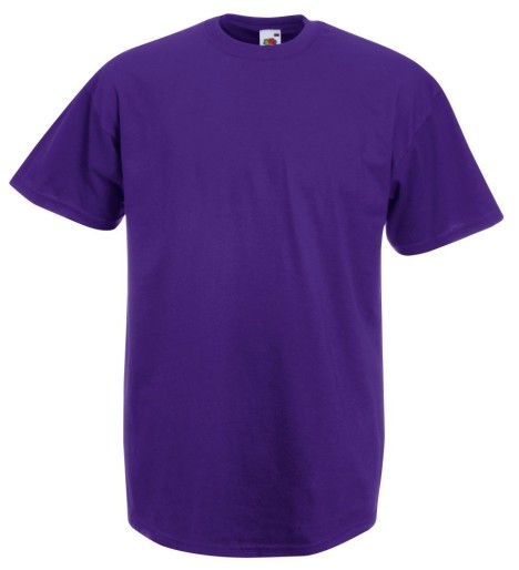Fruit of the Loom, Valueweight, Men's Cotton T-shirt, Purple, XL