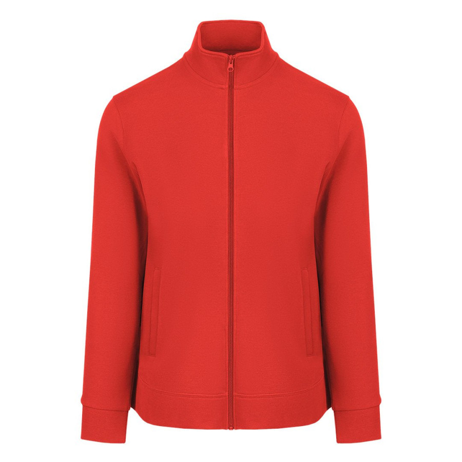 SPINNER, unisex zipped sweatshirt, 280 g/m2, red