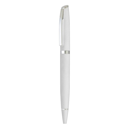 ASTRA, metal ball pen in a gift box, white
