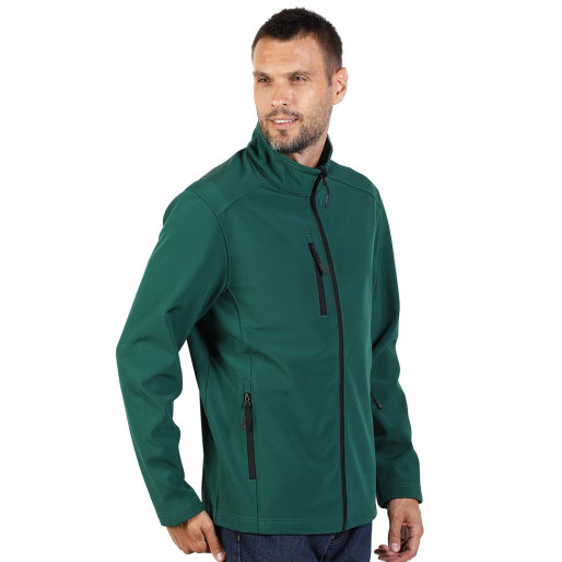 SKIPPER, unisex softshell jacket, green