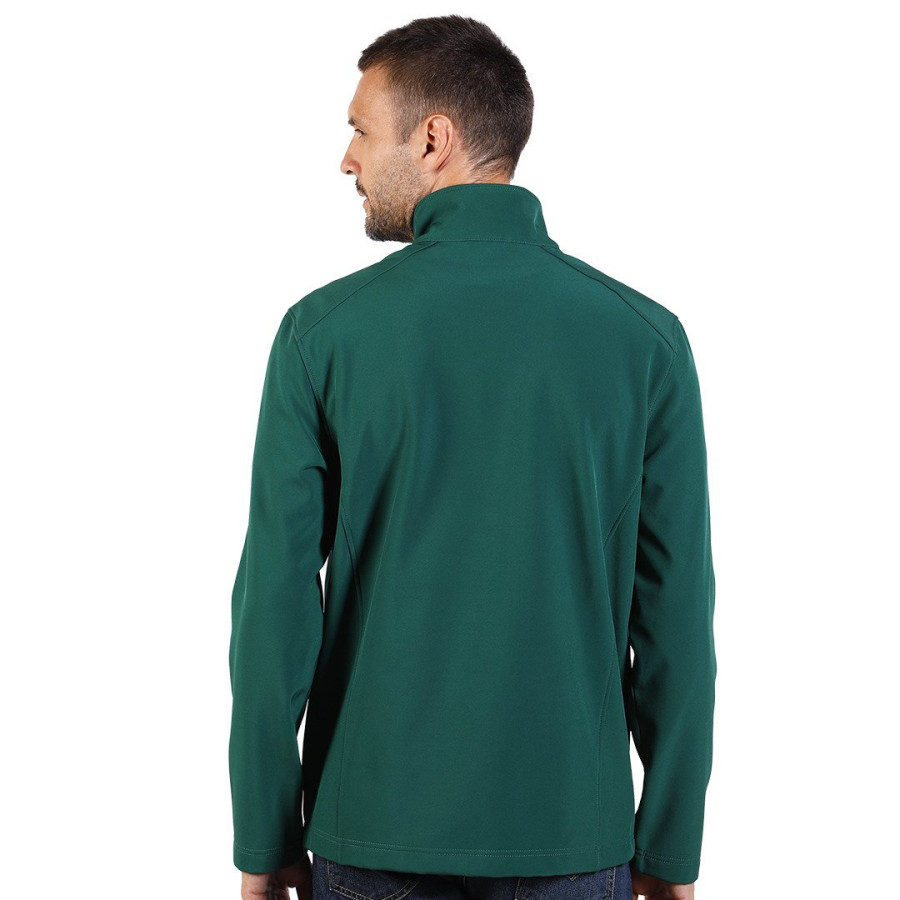 SKIPPER, unisex softshell jacket, green