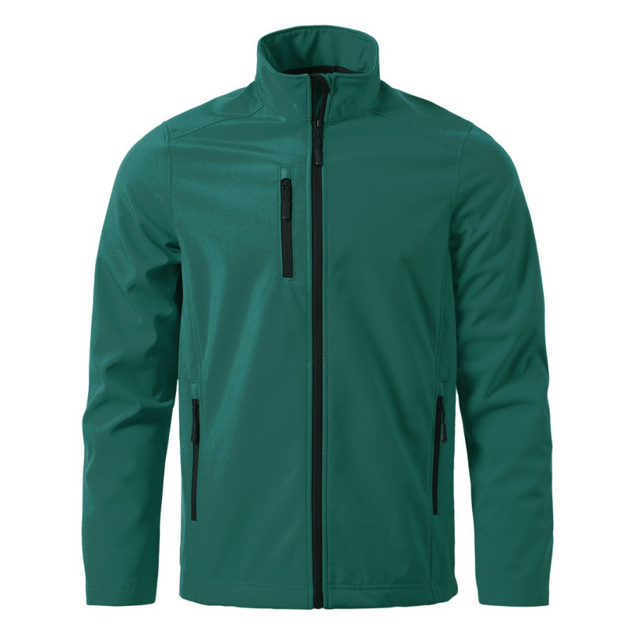 SKIPPER, unisex softshell jacket, green