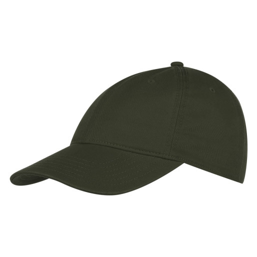 ATHLETIC, cap, 6 panels, metal buckle closure, olive