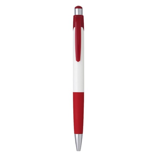 505, plastic ball pen, red