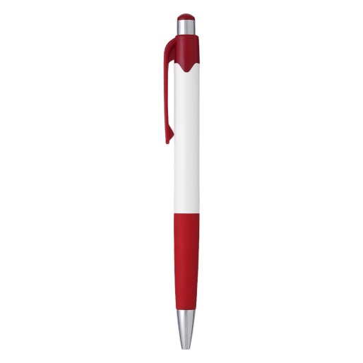 505, plastic ball pen, red