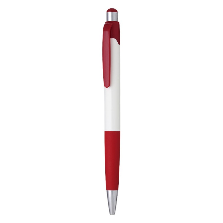 505, plastic ball pen, red