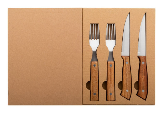 Tomahawk steak cutlery set