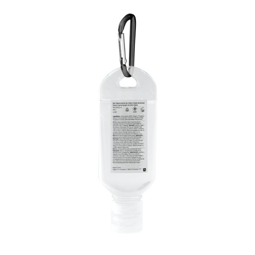 LYZE. Hand cleansing alcohol base 50 ml with carabiner