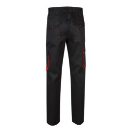 VL HYPNOS. Two-tone multi-pocket twill trousers (200g/m²), in cotton (35%) and polyester (65%)