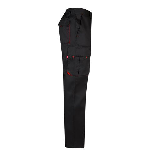VL HYPNOS. Two-tone multi-pocket twill trousers (200g/m²), in cotton (35%) and polyester (65%)
