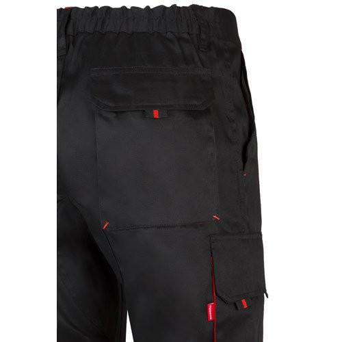 VL HYPNOS. Two-tone multi-pocket twill trousers (200g/m²), in cotton (35%) and polyester (65%)