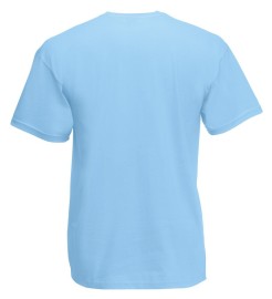 Fruit of the Loom, Valueweight, Men's Cotton T-shirt, Sky Blue, 2XL