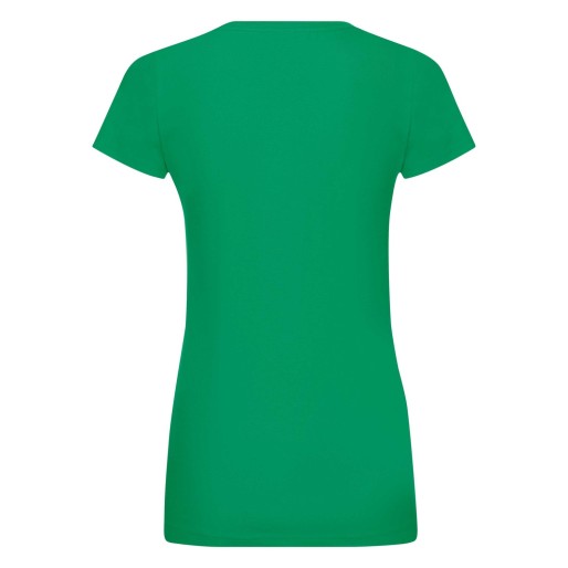 Fruit of the Loom, Ladies Sofspun, women's T-shirt, kelly green, M