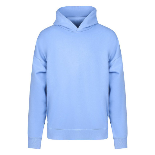 BIG HOODY, široka dukserica sa kapuljačom od organskog pamuka, 300 g/m2, svetlo plava