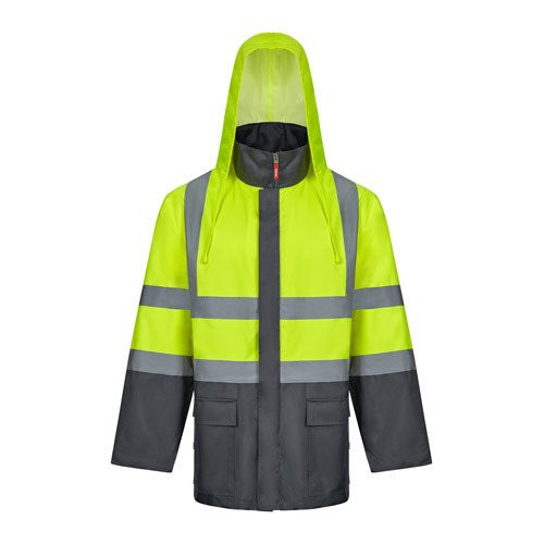 VL JUNO LARGE. Two-tone 4-in-1 parka (180g/m²), in polyester (100%) with PU coating