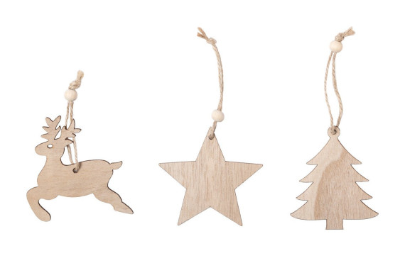 Tilmex Christmas tree ornament set, 3 pcs