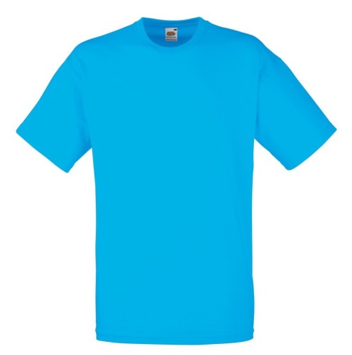 Fruit of the Loom, Valueweight, Men's Cotton T-shirt, Azure Blue, M