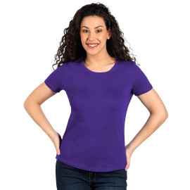 MASTER LADY, women's t-shirt, 100% cotton, slim fit, purple