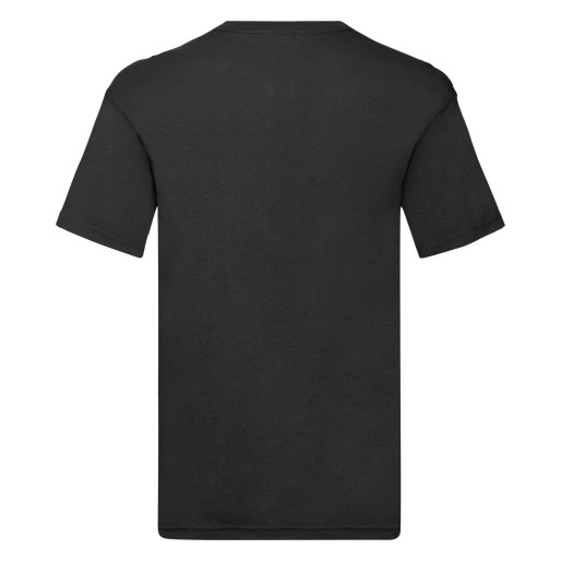 Fruit of the Loom, Original V-neck T, Men's V-neck Short Sleeve Black, 4XL