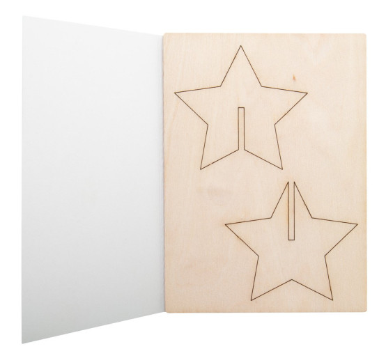 CreaX Božićna čestitka, zvezda