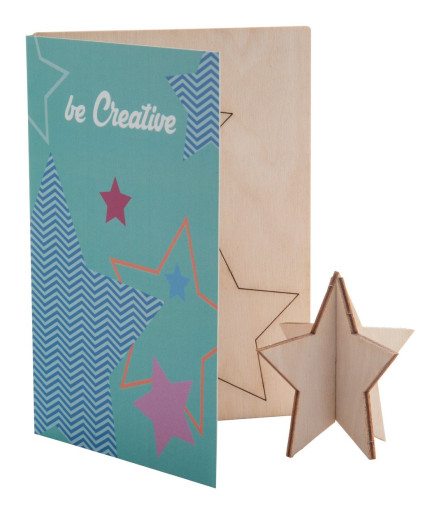 CreaX Božićna čestitka, zvezda