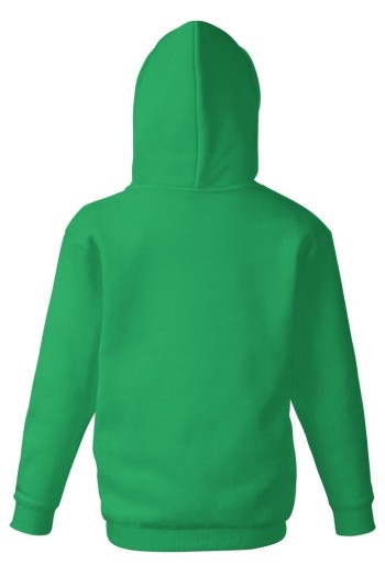 Fruit Of The Loom, Kids Classic Hooded Sweat, Hooded Kids Sweatshirt, kelly green, 7-8