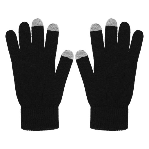 TOUCH GLOVE, rukavice sa tri aktivna "touch" prsta, crni, S/M