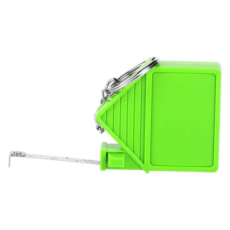 HOME, plastic key holder with measuring tape, 1 m, kiwi