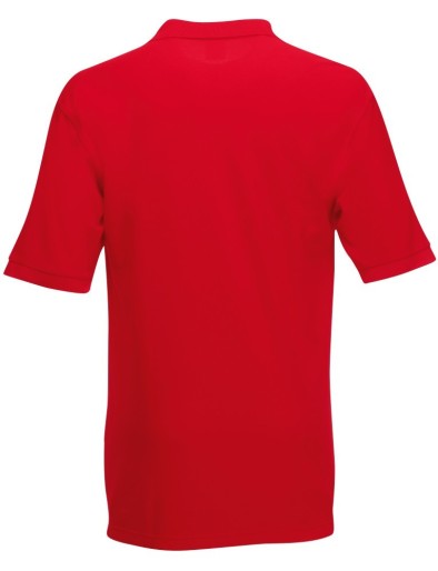 Fruit of the Loom, 65/35 Pocket Polo, Men's Pocket T-shirt, Red, L
