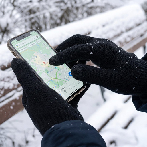 SWIPE, rukavice sa tri aktivna "touch" prsta, plavi, L/XL