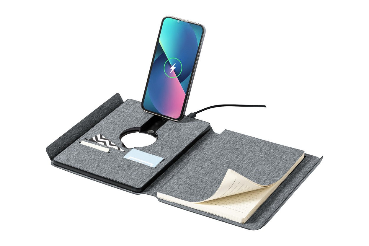 Morrison wireless charger notebook