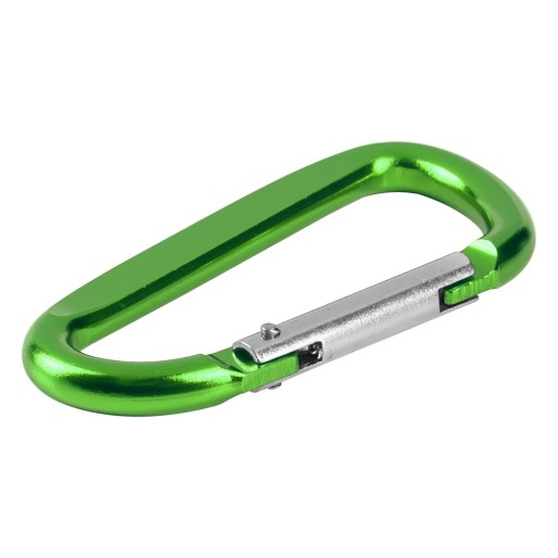 CARRY, aluminijumski privezak, keli zeleni