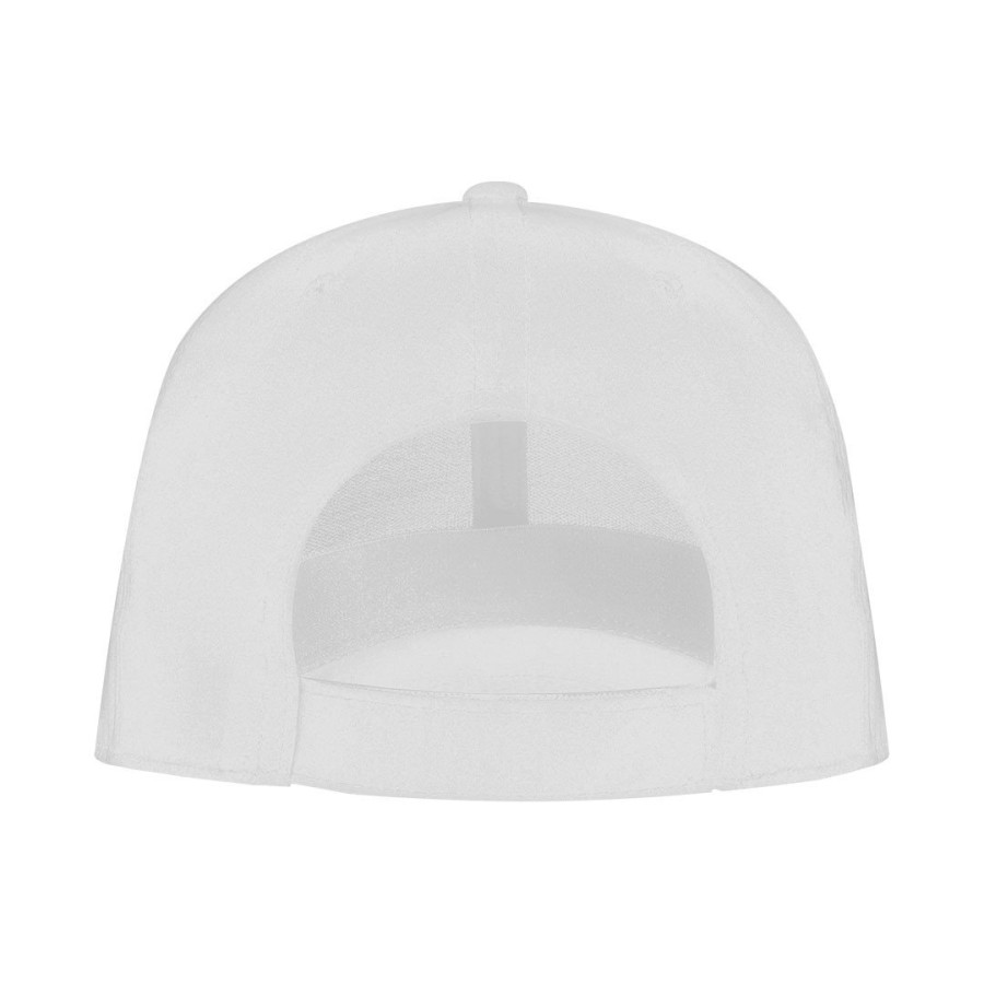 ROCKET, kačket sa 6 panela, čičak kopča, beli