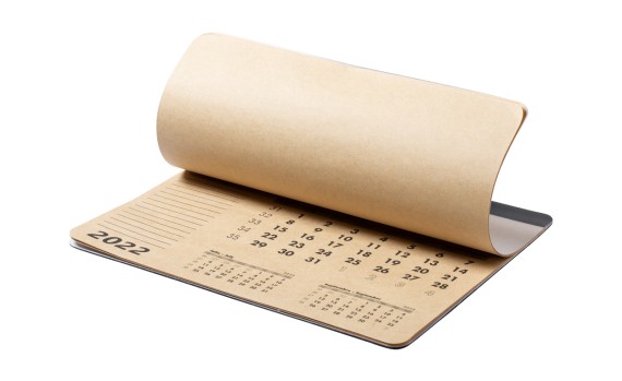 Mouse pad calendar