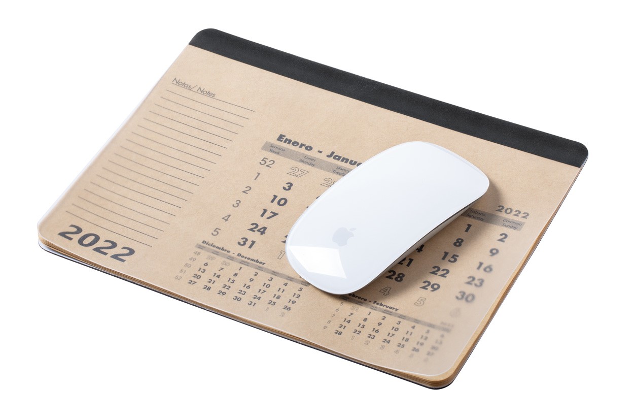Mouse pad calendar
