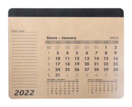 Mouse pad calendar