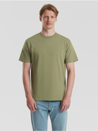 Fruit of the Loom Pure Cotton T-Shirt , uniseks majica od organskog pamuka 175/180 gr , maslinasta zelena, 3XL
