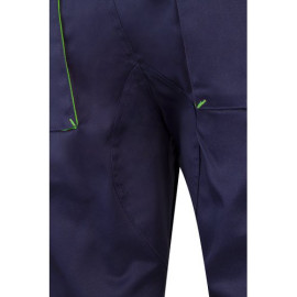 VL HYPNOS. Two-tone multi-pocket twill trousers (200g/m²), in cotton (35%) and polyester (65%)