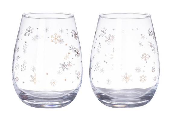 Katnis Christmas glass set