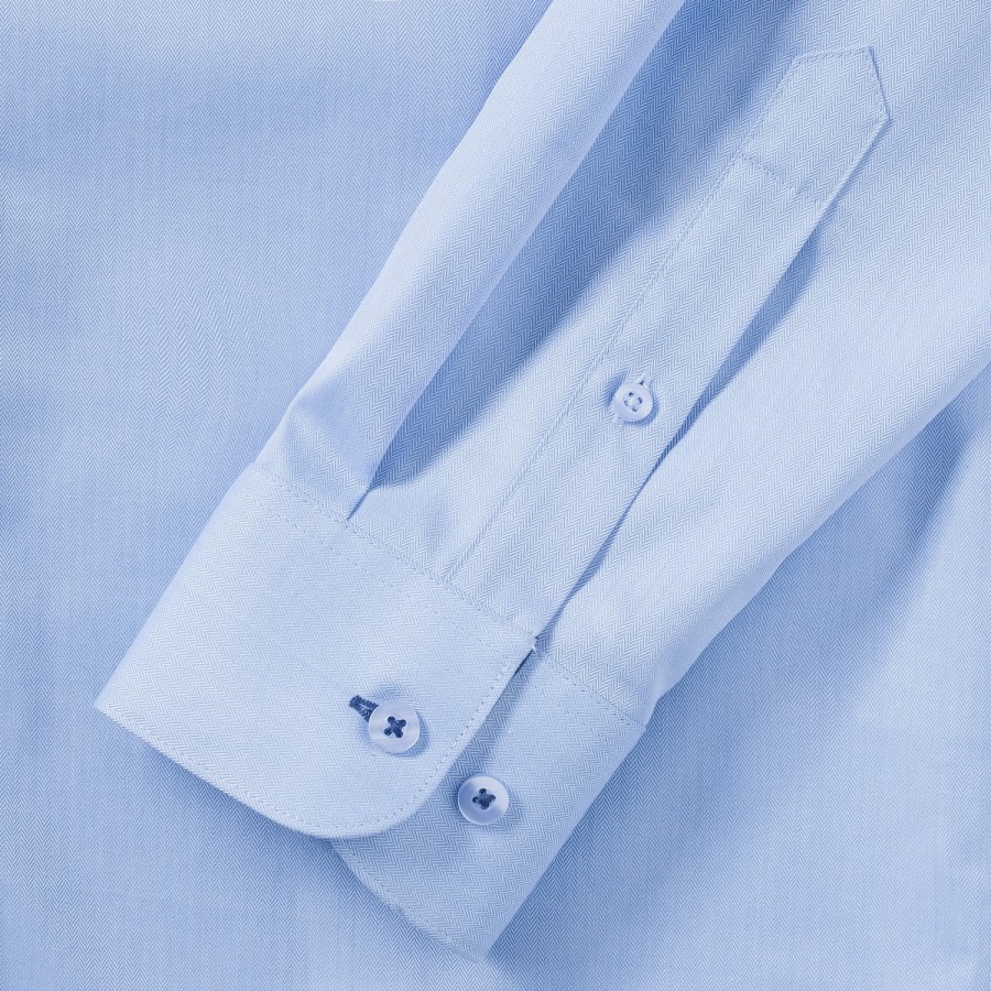 RUSSELL EUROPE CONTRAST HERRIGBONE SHIRT, moderna košulja