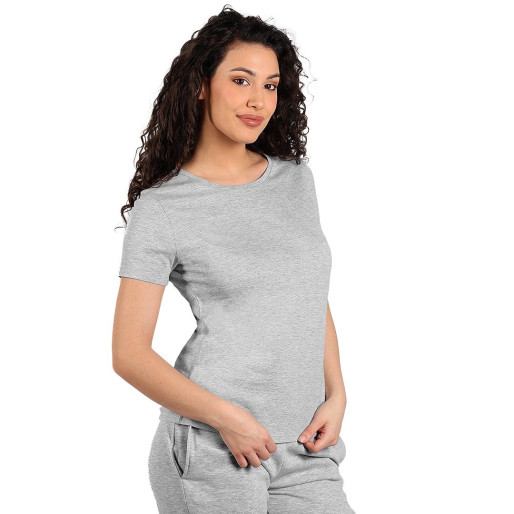 TARGET LADY, ženska pamučna majica, 160 g/m2, pepeljasta