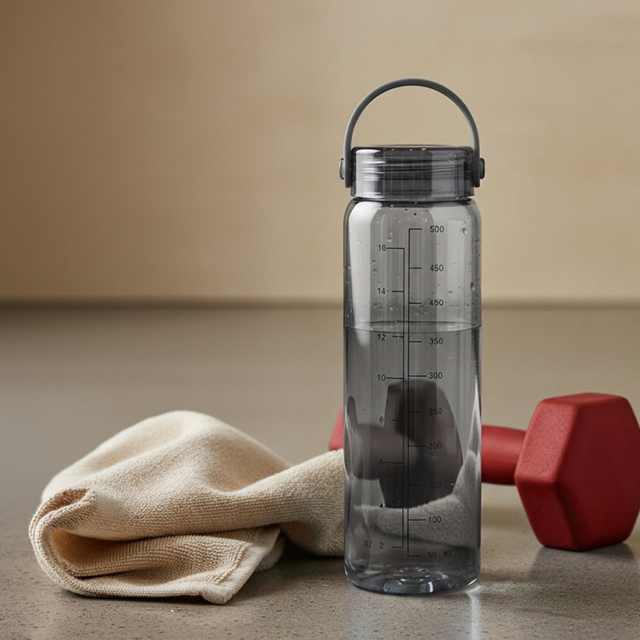 FJORD, water bottle, 500 ml, black