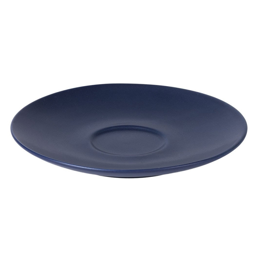 TOTEM, set of two stoneware cappuccino cups and saucers, 2 x 200 ml, blue