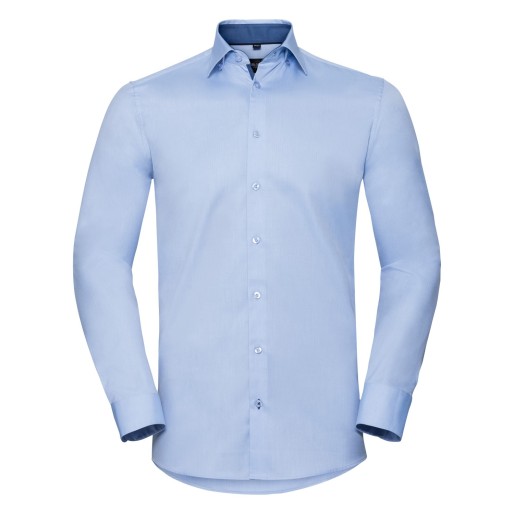 RUSSELL EUROPE CONTRAST HERRIGBONE SHIRT, moderna košulja